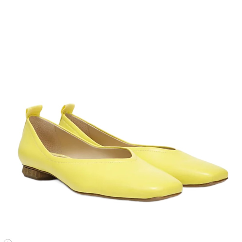 Franco Sarto Yellow Flats
